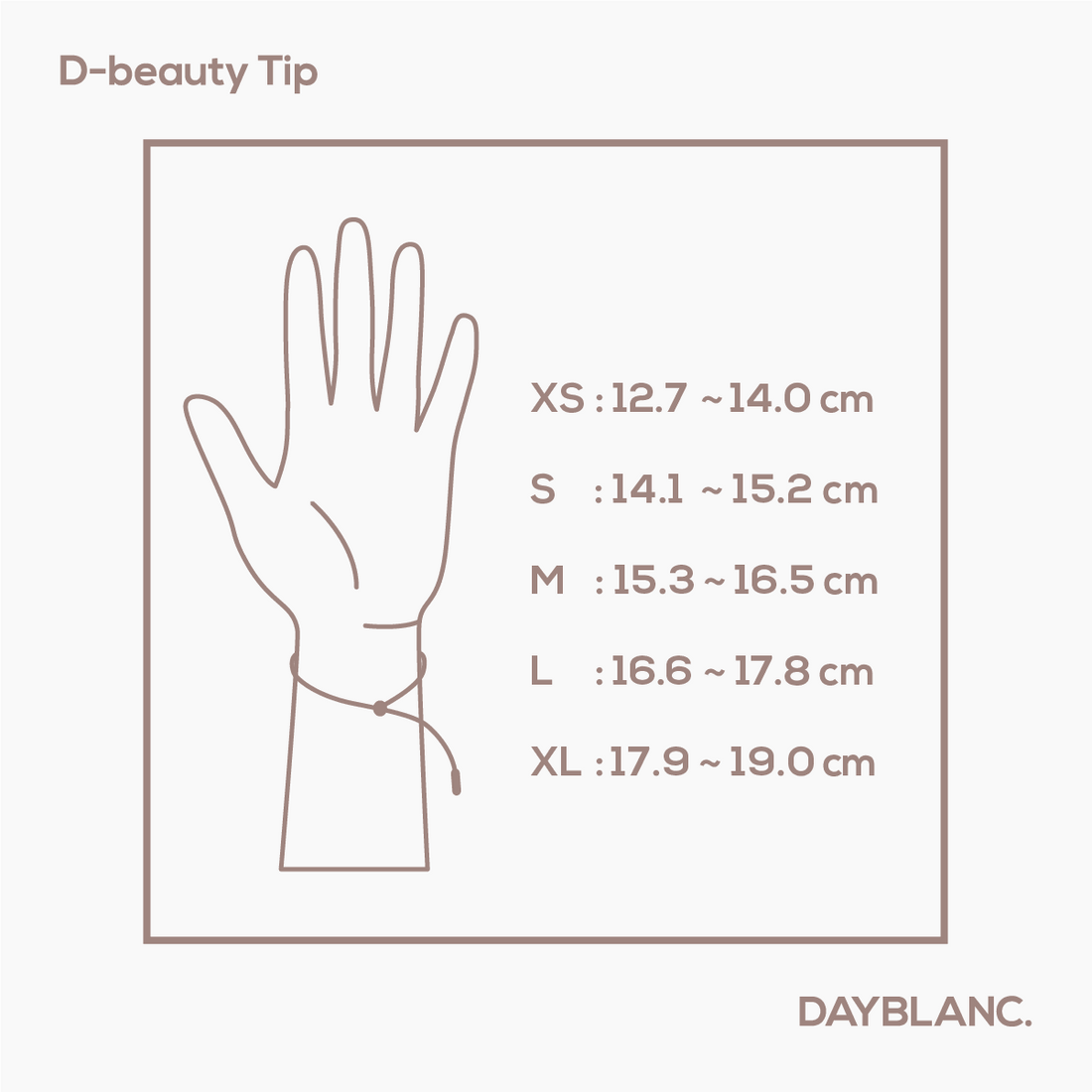 How do we measure the size? - DAYBLANC