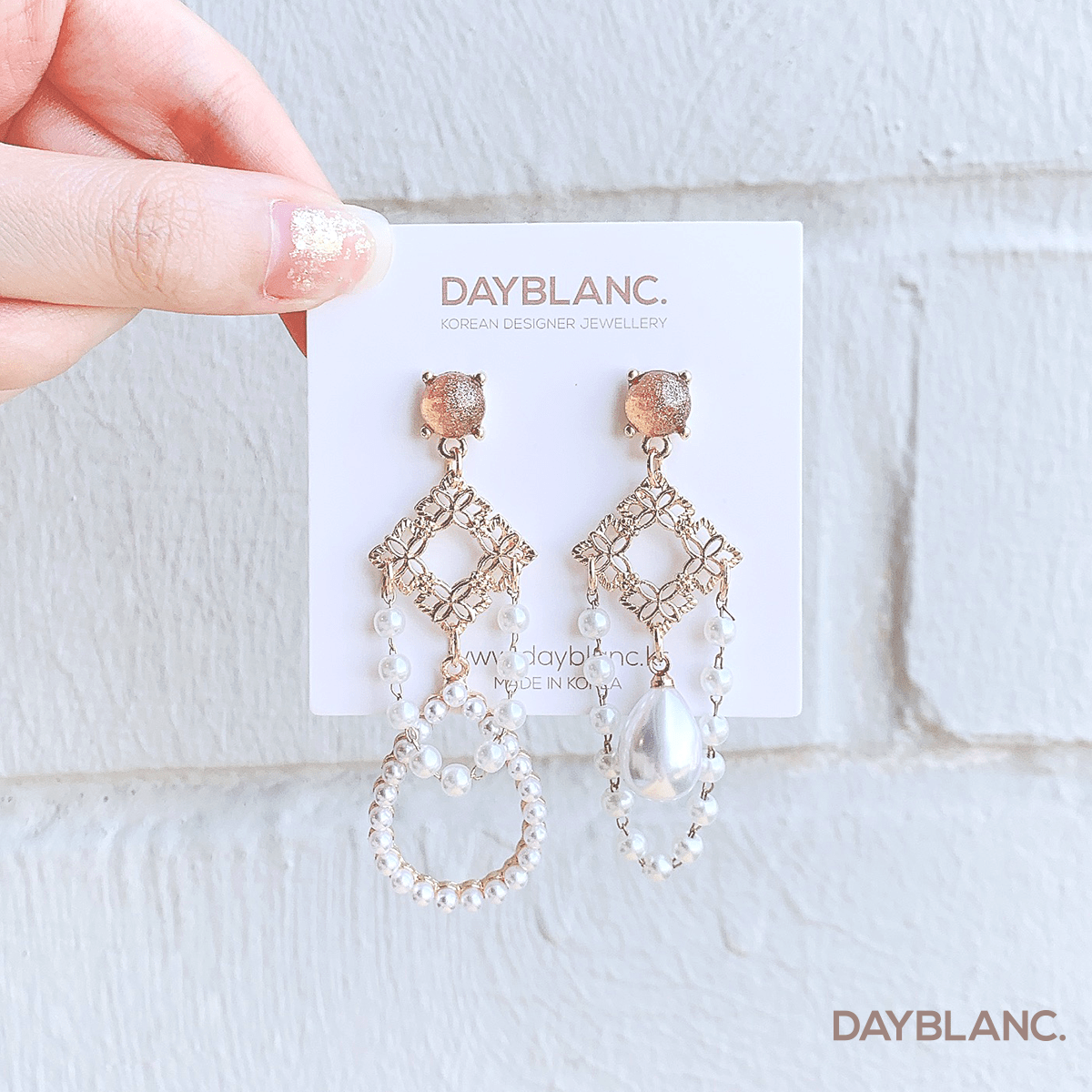 JeonJu Hanok 전주 한옥 (Earring) - DAYBLANC