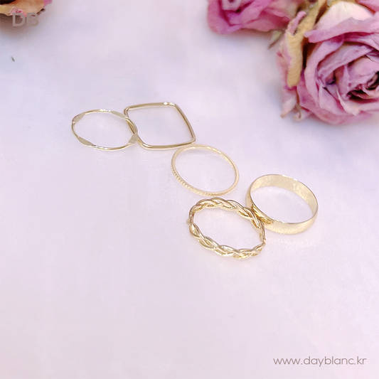 Daily Gold Set (Set | Ring)