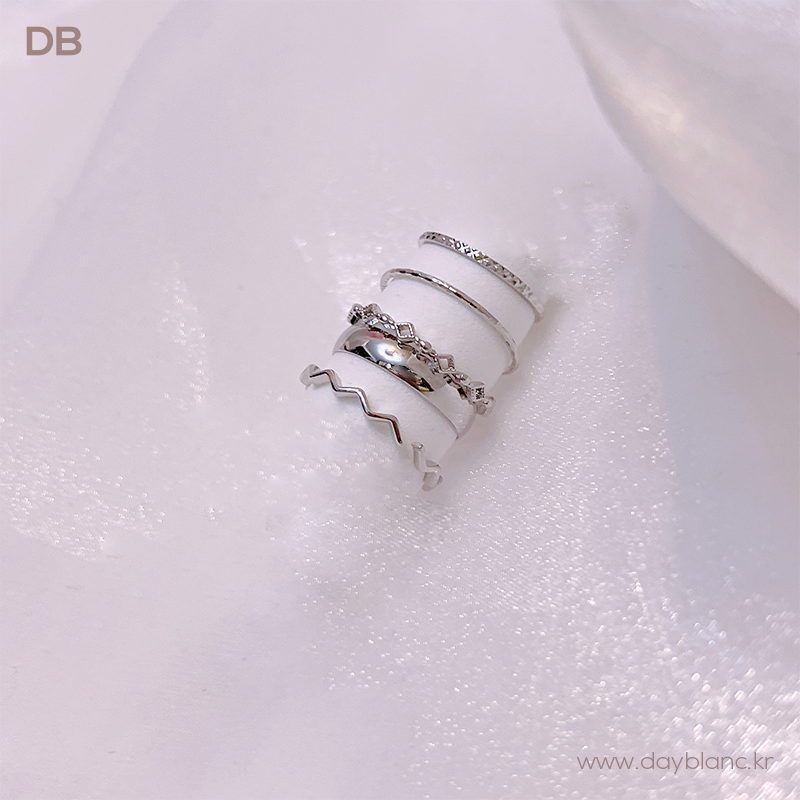 Chic Silver Set (Set | Ring)