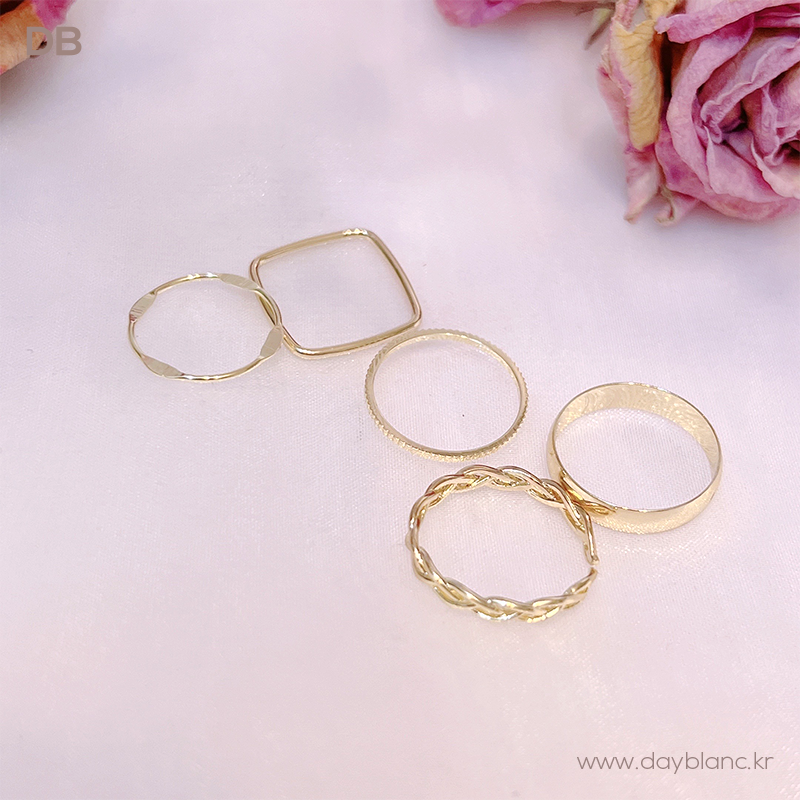 Daily Gold Set (Set | Ring)