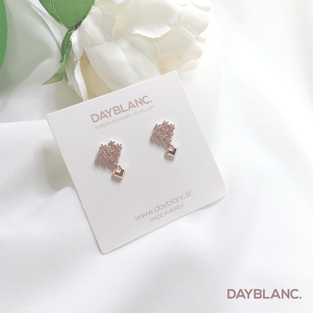 Pixel Heart 픽셀 하트 (Earring) - DAYBLANC
