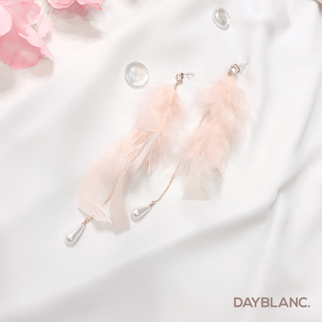Peach Pink Feather 복숭아 핑크 깃털 - DAYBLANC