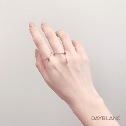 Rose Stone Ring 로즈 스톤 링 (Premium Birthstone Ring) - DAYBLANC