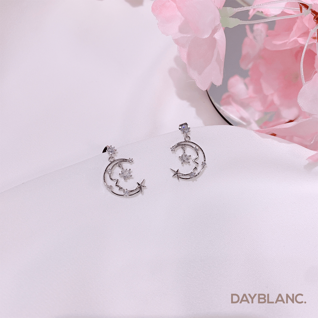 Two Faced Moon (Earring) - DAYBLANC