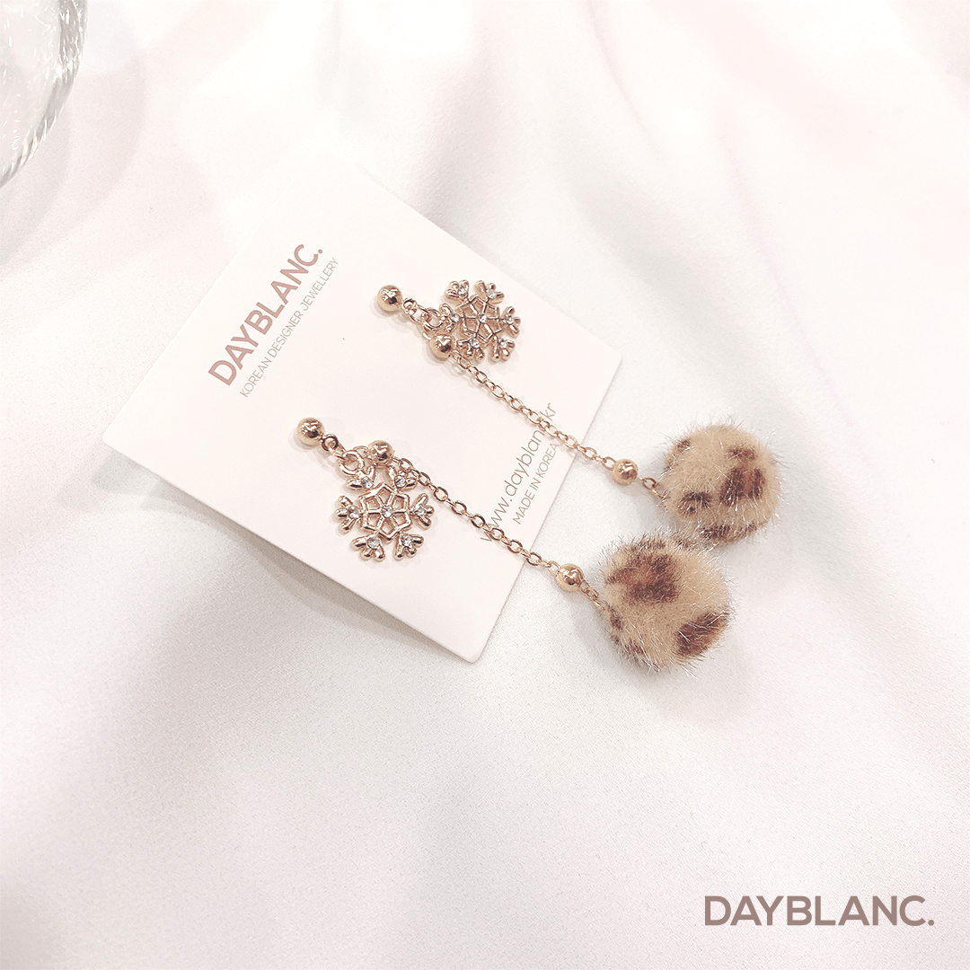 Winter Leopard (Earring) - DAYBLANC