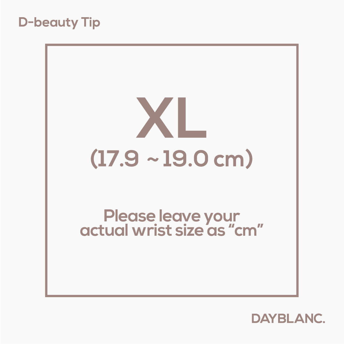 Bracelet Size Customise - DAYBLANC