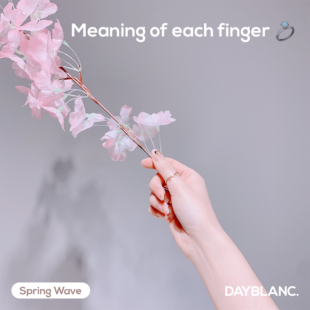 Meaning of ring on each fingers 💍 - DAYBLANC