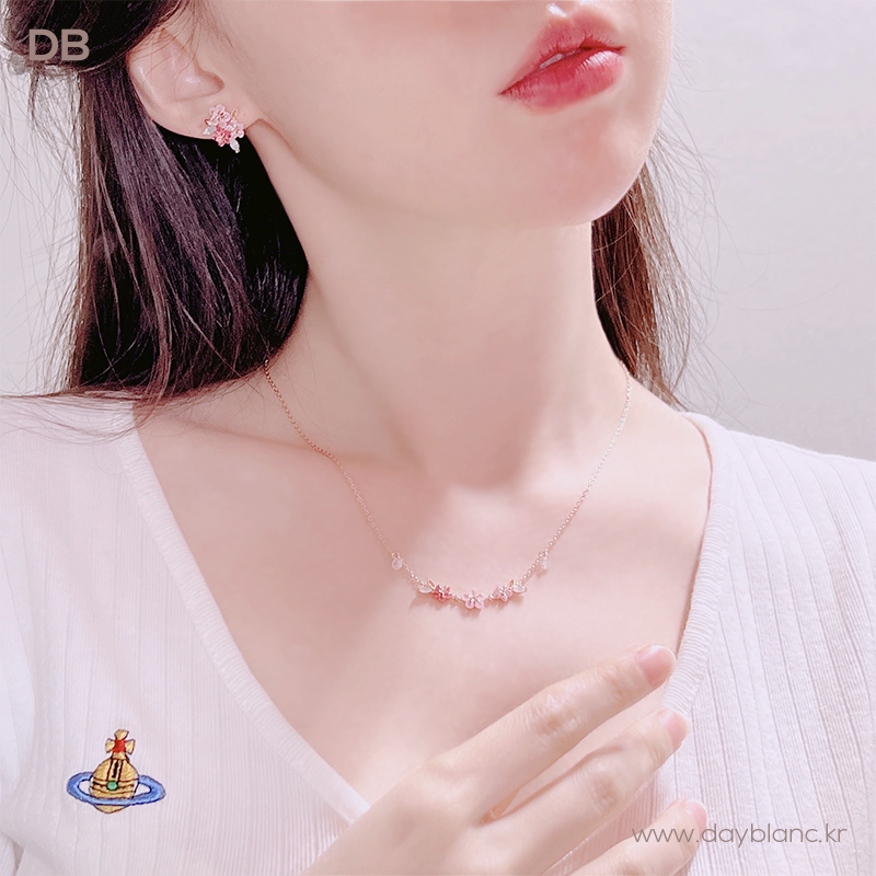 Cherry Blossom Love (Necklace)