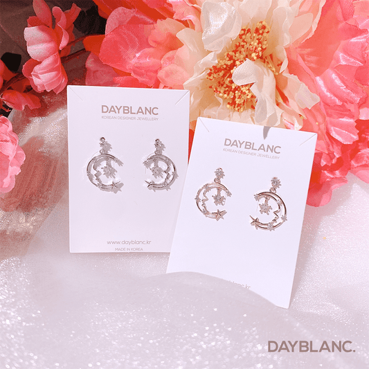 Two Faced Moon (Earring) - DAYBLANC