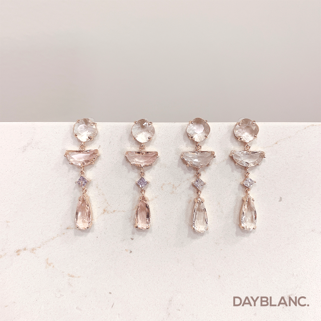 Clear Crystal Drop (Premium | Earring) - DAYBLANC