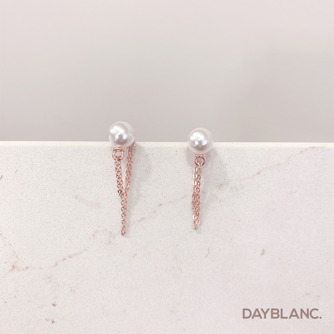 Pearly Chain (Premium | Earring) - DAYBLANC