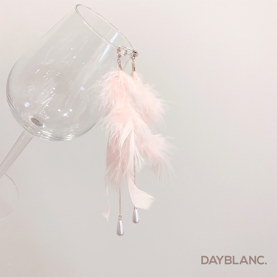 Peach Pink Feather 복숭아 핑크 깃털 - DAYBLANC