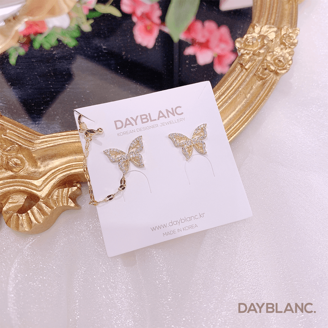 Touch of Butterfly (Earring + Cuffs) - DAYBLANC