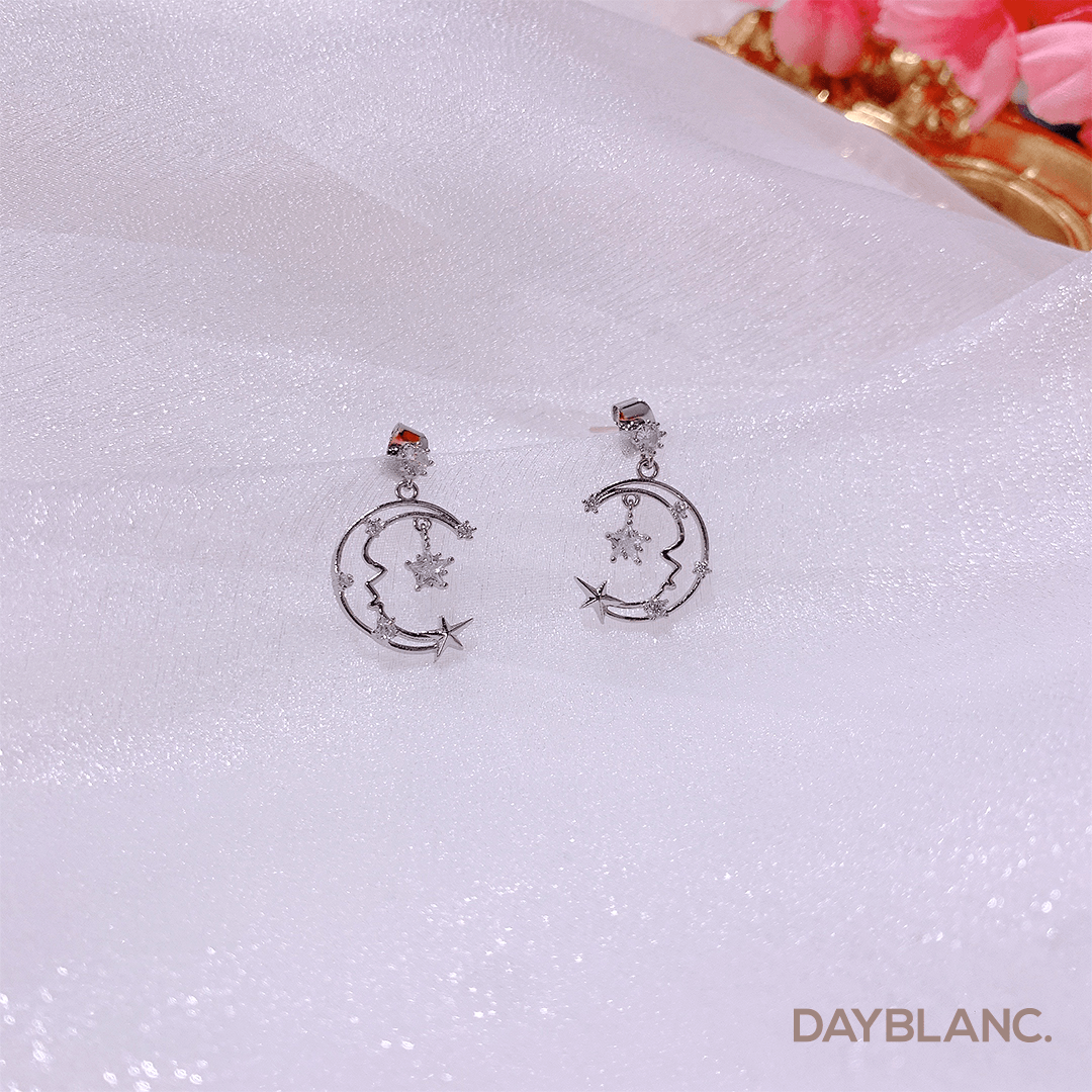 Two Faced Moon (Earring) - DAYBLANC