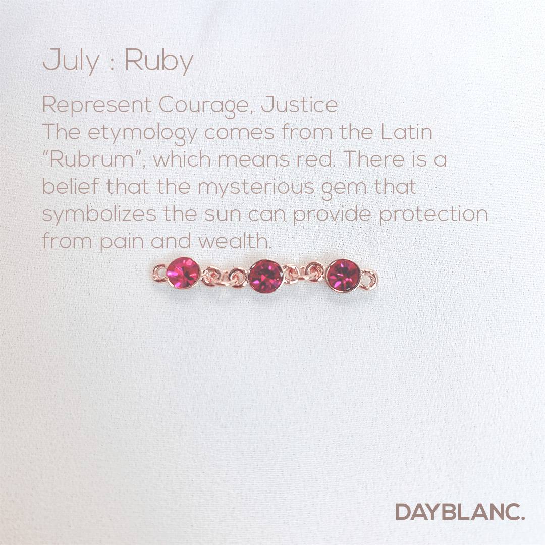 Adore You (Earring/Premium/Birthstone) - DAYBLANC