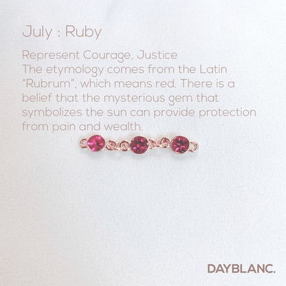 Adore You (Earring/Premium/Birthstone) - DAYBLANC