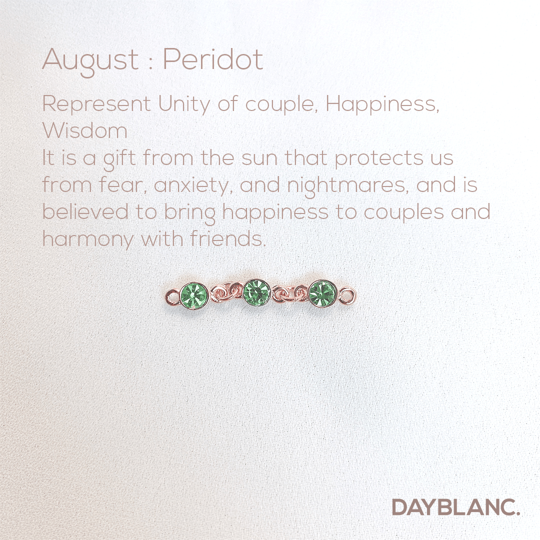 Adore You (Earring/Premium/Birthstone) - DAYBLANC