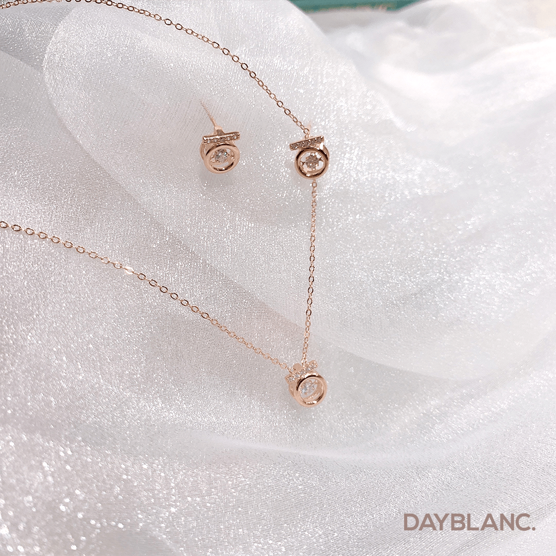 Only U - Rose gold (Earring | Necklace) - DAYBLANC
