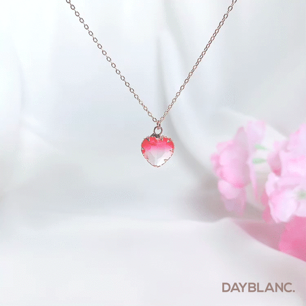 Rosy Heart 로지 하트 (Premium Necklace) - DAYBLANC